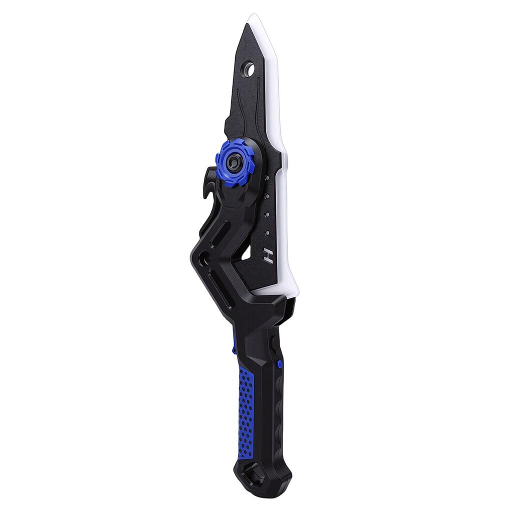 Axe Sword Toy with Colorful LED Light Rotatable Light Up Sword with Hit Sensitive Sound Mist Spray for Birthday Xmas