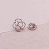 Personality Hollow Metal Brooch Anti Exposure V-neck Buckles Accessories Versatile Small Brooch Pin Coat Buttons Ornaments Gifts