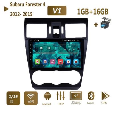 1+16GB 9 Inch Android Car Radio For Subaru Forester 4 SJ 2012- 2015 2016 Multimedia Player 2Din Navigation GPS DSP RDS Head Unit