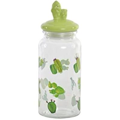 Bottle - DKD HOME DECOR - Standard - Multicolor - Ceramic and Glass - 10.5 X 28 Cm