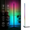 RGB Standing Light DC5V BT Connected 72 LEDs Corner Floor Lamp with Controller Supported Phones App Control/ Music Sync