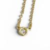 Great TIFFANY&Co. Necklace By the Yard 1P Diamond Necklace around0.03ct AU750 Used