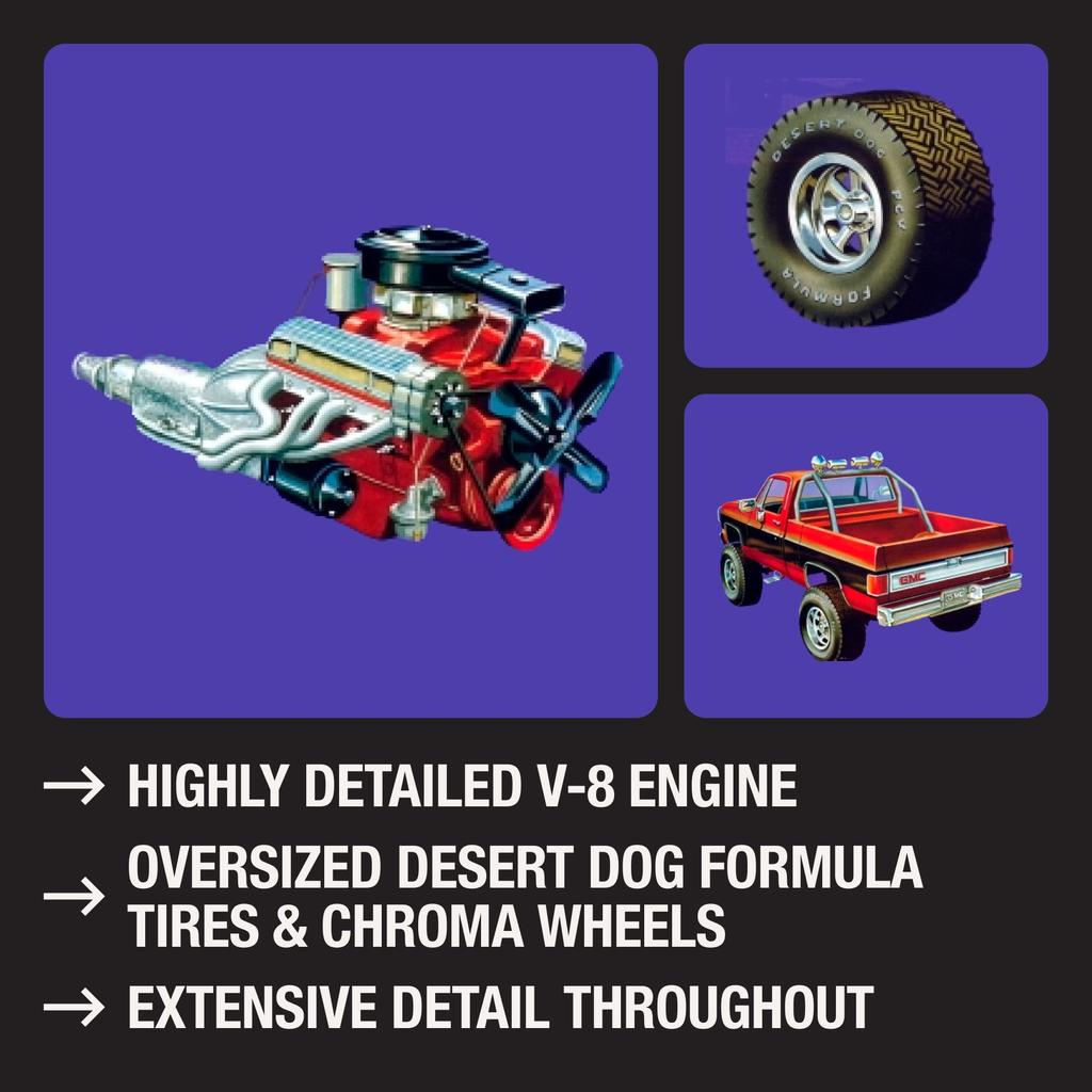 MPC848 1984 GMC Pickup Truck 1/25 (molding Color Black)