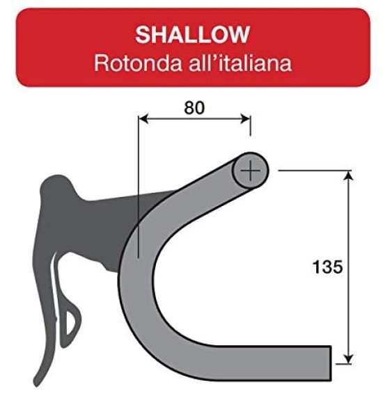 DEDA ZERO 100 SHALLOW BLK Black 31.7/440 Handlebars,