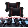 2x Car Seat Pillow Universal 3D Headrest Neck Support Soft Auto Head Cushion Pad