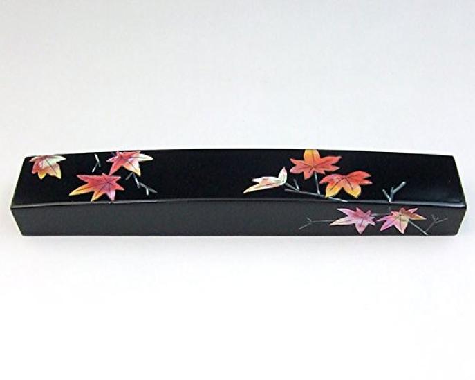 Maple Takaoka Lacquerware Mother-of-pearl Paperweight, Leaf, 215g,