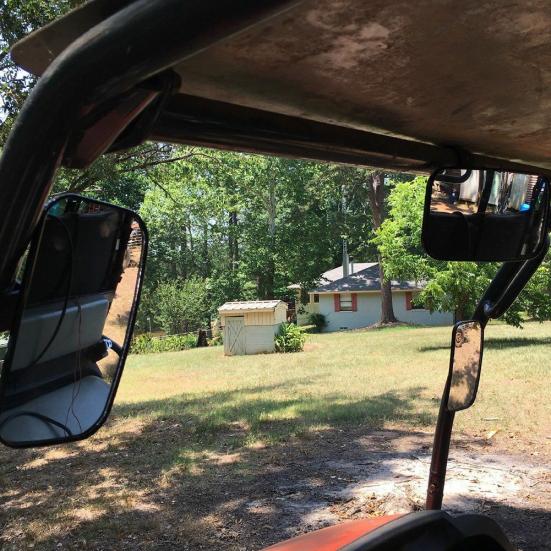 1,5/1,75/2 Zoll verstellbarer Motorrad-Rückspiegel für Yamaha Rhino