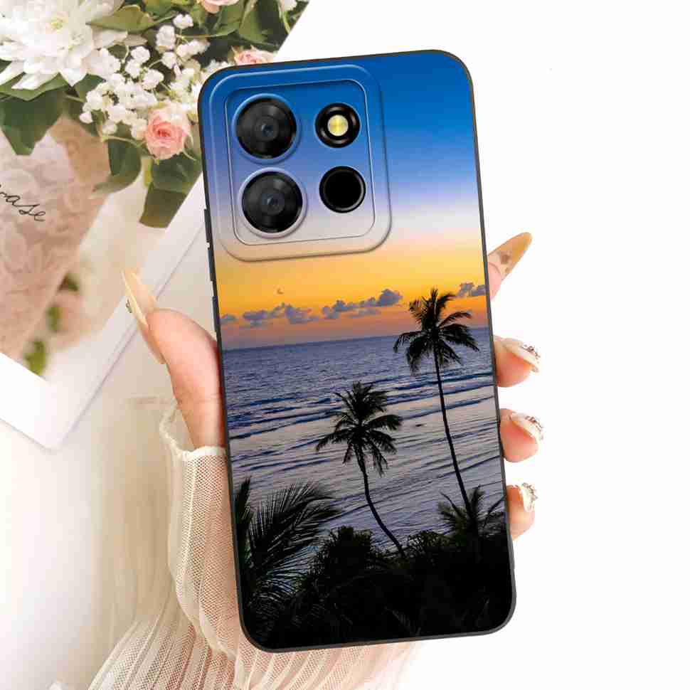 For Infinix Smart 7 Plus Case Beautiful Butterfly Cover For Infinix Smart7 Plus Smart7Plus Silicone Soft Phone Shell Capas 6.6"