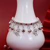Twelve Zodiac Red String Bracelet with Bell Weaving Hand Chain for Both Men and Women Retro Hand Chain