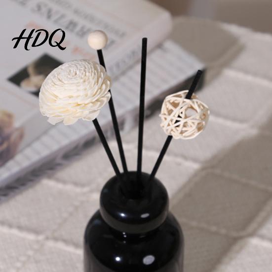 Dekorativer Reed Diffuser Nachfüllstäbchen Ersatzstäbchen Aroma Duftstäbchen Nachfüllung für Badezimmer Büro Duft Zubehör Zuhause Badezimmer Rattan