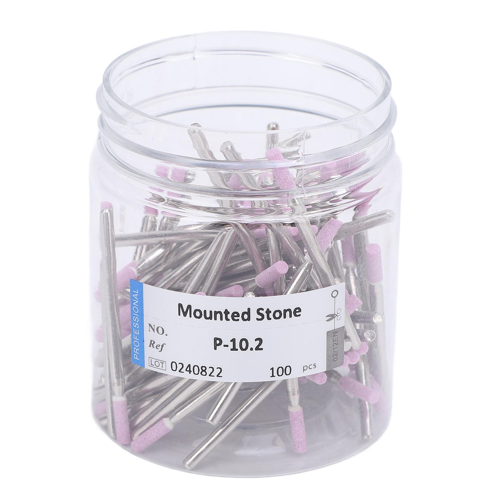 

100 шт. Кварцевые полировальные головки для ногтей, насадки для маникюрного аппарата, шлифовальная головка для удаления ногтей для индивидуального и