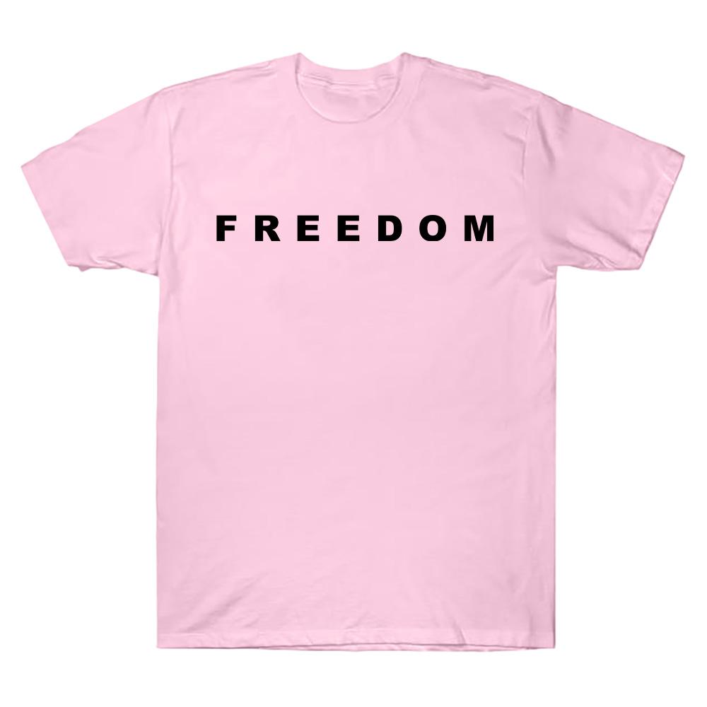 Charlie Kirk Freedom Merch T-shirts Freedom Letter Graphic T Shirts Unisex Casual Short Sleeve Crew Neck High Quality Cotton Tee