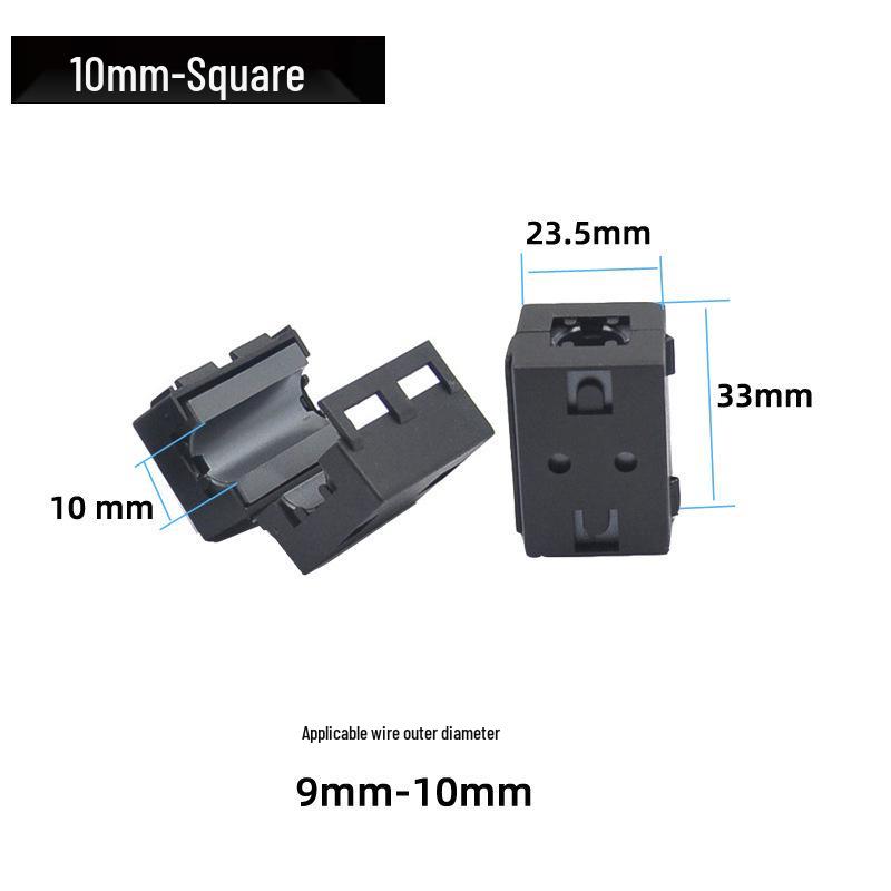 Snap-On Nickel-Zinc Ferrite Core Magnetic Ring for Anti-Interference Shielding