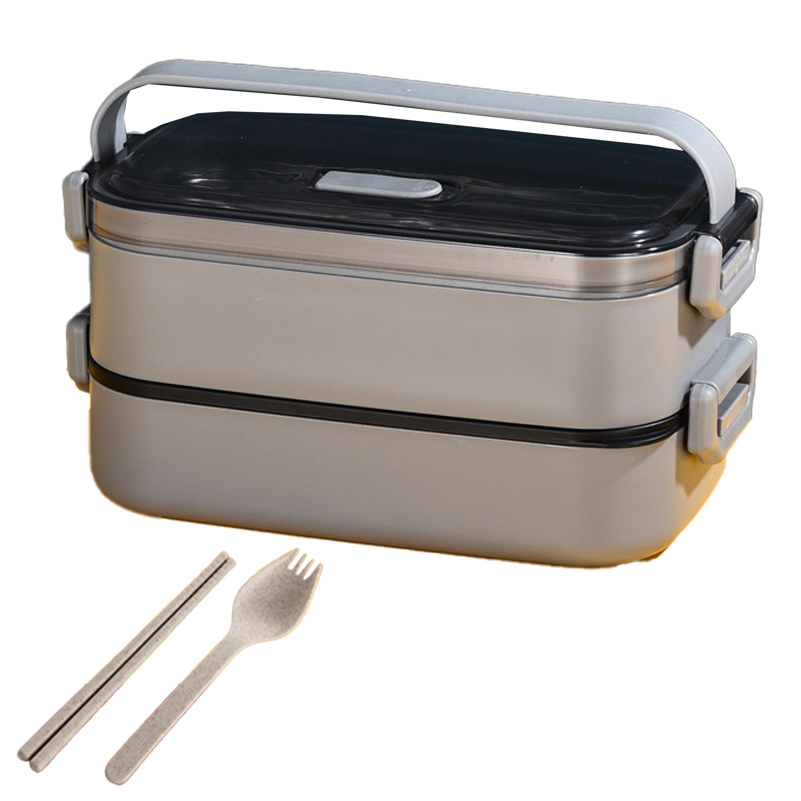 Офисный пикник Ланч-бокс Бэнто из нержавеющей стали Портативный Ланч-бокс Бэнто для детей Школьников Контейнер для хранения салатов фруктов продуктов 2 5840₽