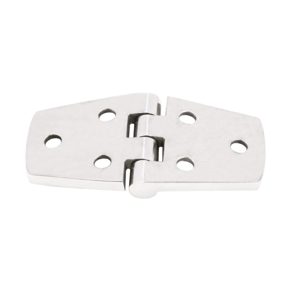 76 * 38mm/102*38mm Marine Boat Cabin Door 316 Stainless Steel Flush Door Hinge  Marine Lids