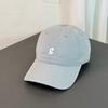 Fashion Hat Minimalist Embroidery Letter S Baseball Cap Children's New Soft Top Wide Brim Fashion Shade Couple Cap