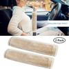 MOONET 2 Packs Car Seatbelt Covers Shoulder Pad For More Comfortable Driving, Universal Seat Belt Cover For Handbag Camera Backpack Straps, Soft Faux