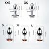 Anal Plug Heart-shaped Metal Butt Plug Adult Sex Toys Stainless Steel Anal Plug Stimulator Anal Sex Toys Prostate Massager Dildo