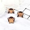 3-4pcs/set Cute Animal Brooch Cartoon Unicorn Cat Dog Monkey Fish Enamel Pin Backpack Clothing Badges Jewelry Children Wholesale