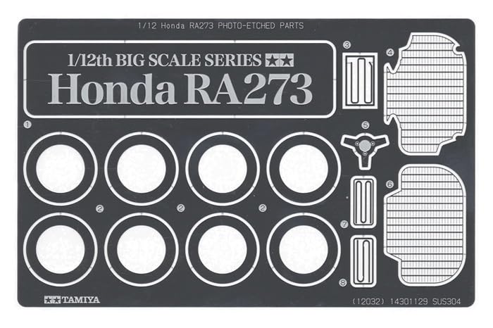 Tamiya Big Scale Series 32 Honda RA273 mit Ätzteilen Plastikmodellbausatz 12032 1/12 Nein. (Automobil)