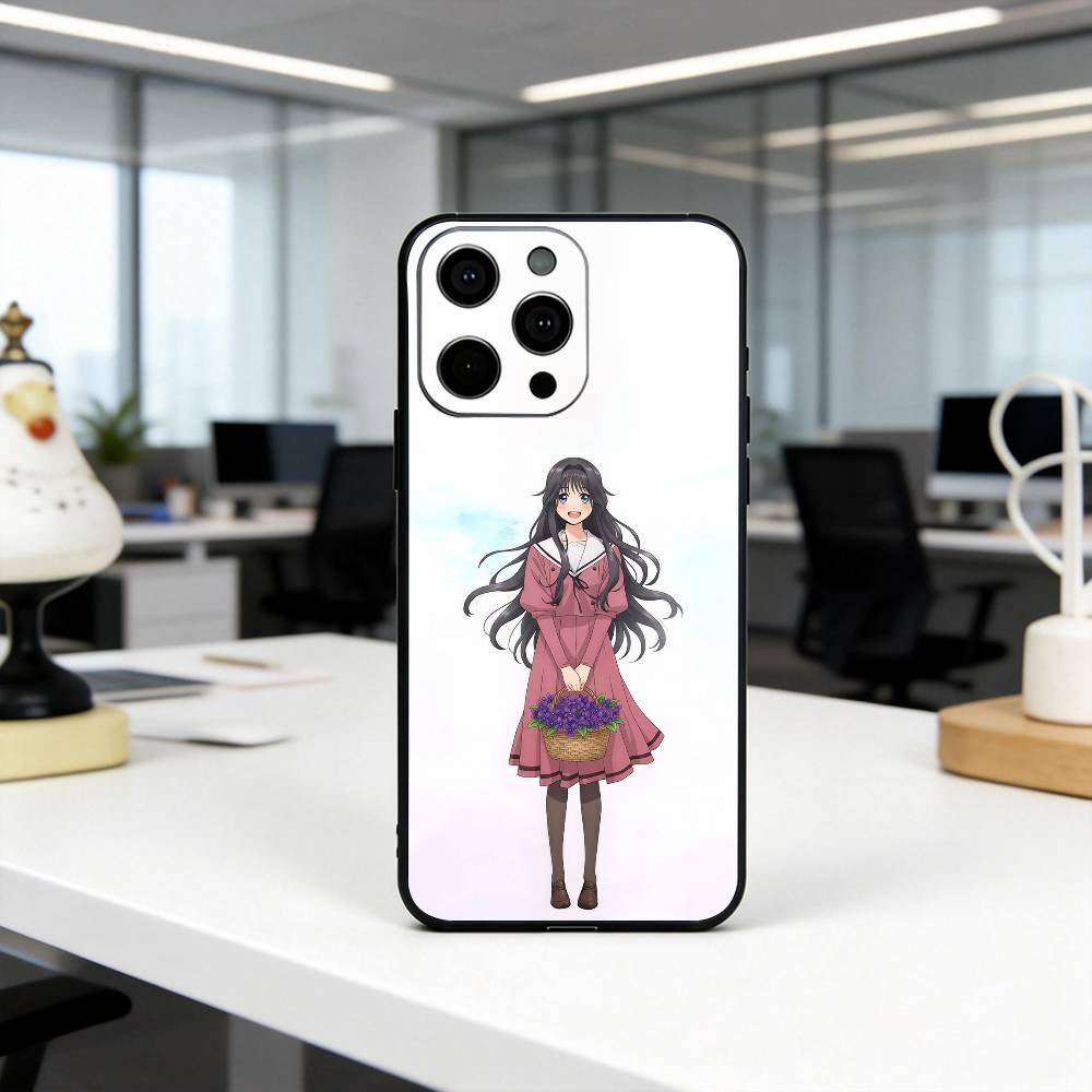 

Ароматный Цветок K-Kaoruko W-Waguri Чехол для Телефона Силиконовый Мягкий Для IPhone 17 16 15 14 13 12 11 X XR Plus Pro Max Plus iPhone15plus