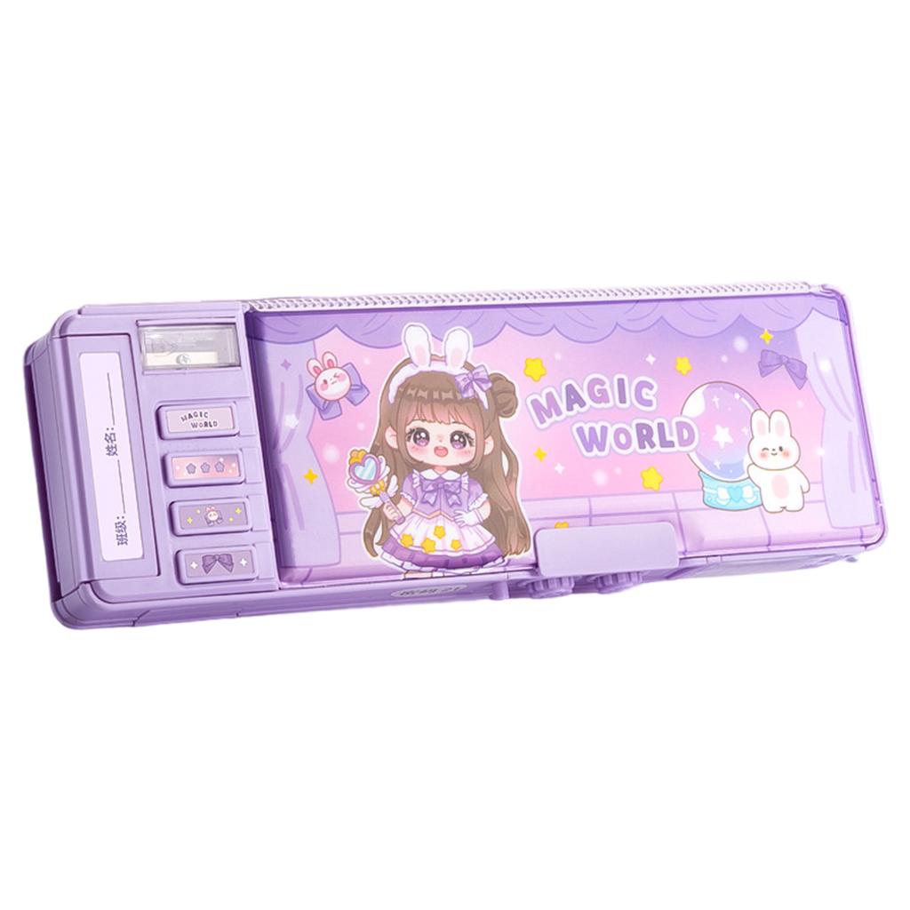 Large Capacity Pencil Case Double Password Convenient Storage For Office Pencil Case For Office