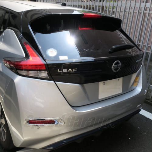 Speed arage Nissan Leaf ZE1 series exclusive rear fog lamp reflector plated cover frame garnish for NISSAN LEAF dress up custom parts