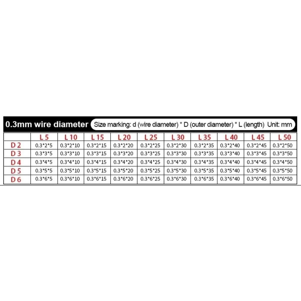 Wire diameter 4.5mm 65Mn Compression Spring Strong Spring Steel Pressure Return Spring Shock Absorber Spring OD:40-70mm