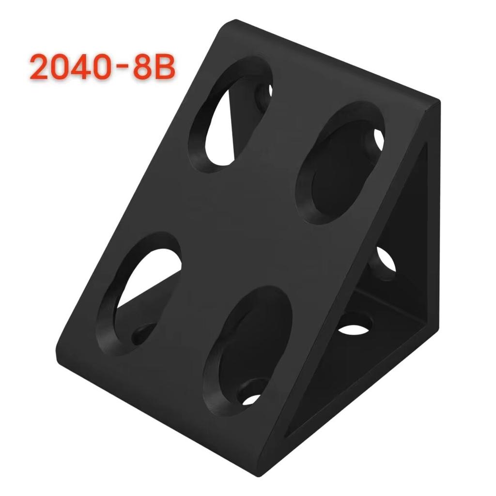 Aluminum Profile 90 Degree Block Triangle Connector Bracket For 2020 2040 3030 4040 4080 Series V-slot Aluminum Profile
