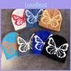 Fashionable Butterfly Faux Mink Beanie For Autumn And Winter Cozy Headwear