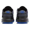 Nike Dunk versatile low-top skate shoes for women in black and blue