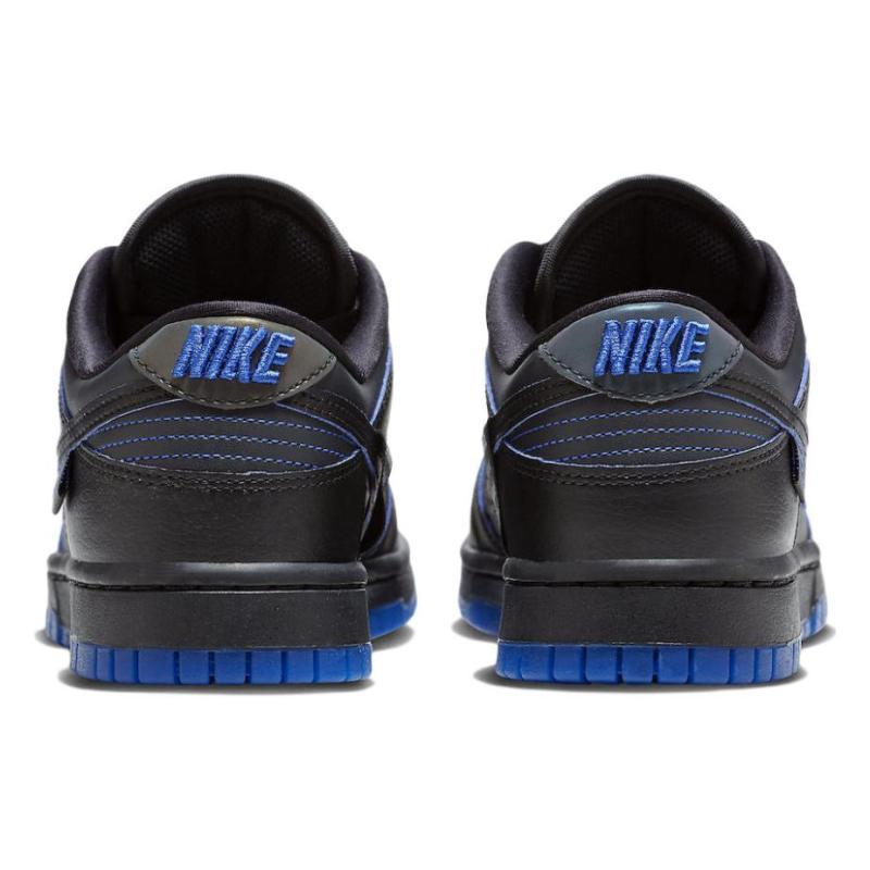 Nike Dunk Versatile Low-top Skate Shoes for Women In Black and Blue