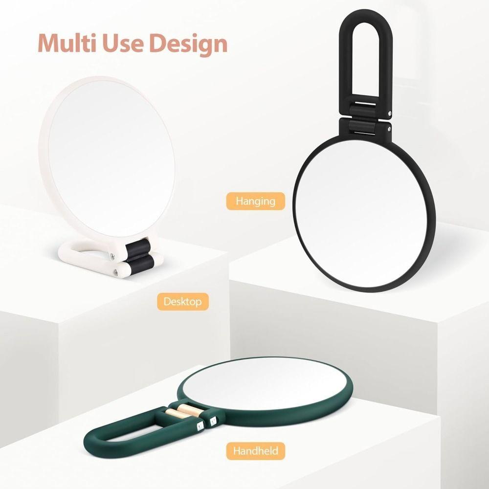 Adjustable Handheld Mirror Rotation Magnifying Mirror New Makeup Mirror
