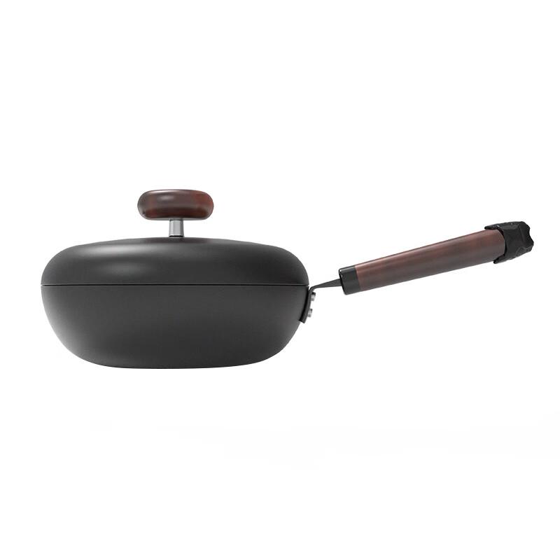 VELOSAN Pebble Series Fine Iron Wok 24cm