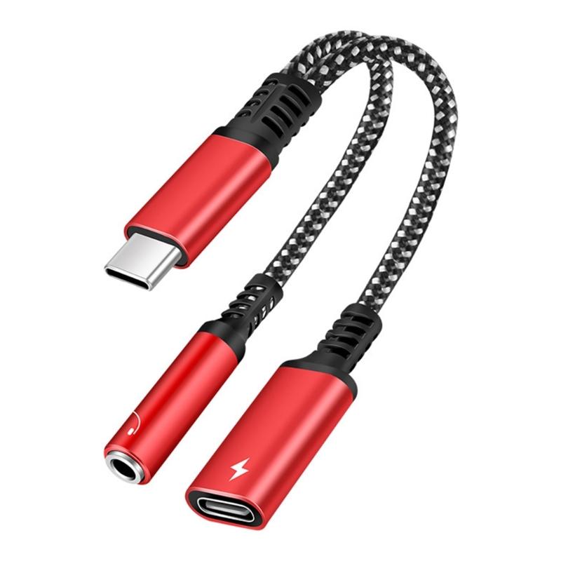 Simultaneous Charging And Sound USB C Adapter For Clear Sound On Phone And Devices