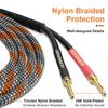 UCINNOVATE Lautsprecher mit Lautsprecherklemmenstecker Bananen-Geflochtenes Lautsprecherkabel für Audioverstärker und Subwoofer 3m/2er-Pack Kabel, Vorgeschnitten, Stecker,