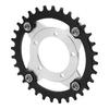 104BCD Gear Adapter Aluminum Alloy 32T Chain Wheel CNC Cutting Bike Chainring for BBS01 Electric Bike Mid Drive Motor