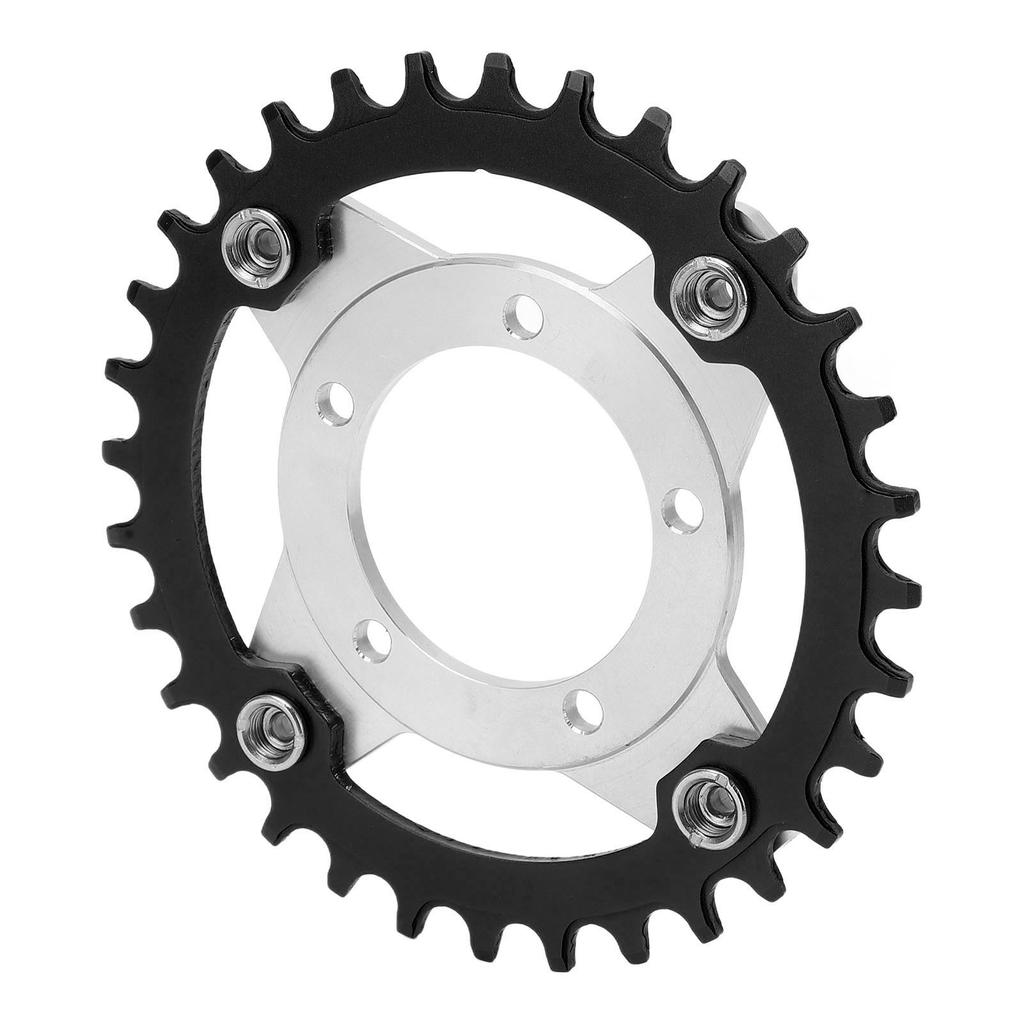104BCD Gear Adapter Aluminum Alloy 32T Chain Wheel CNC Cutting Bike Chainring for BBS01 Electric Bike Mid Drive Motor
