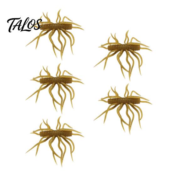 Bass Fishing Tackle 1/3/5Pcs 9.5cm/9g Floating Soft Lure with Multi-Tentacles, Realistic Topwater Baits Bionic Bait, Artificial Swimbait for