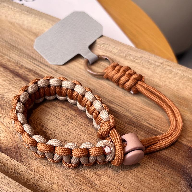 1PC Mobile Phone Lanyard Short Wrist Adjustable Braided Belt Fashionable Outdoor Sports Artifact Strong Men and Women