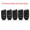 Leather Silicone Car Key Case Cover With Buckle For Jeep