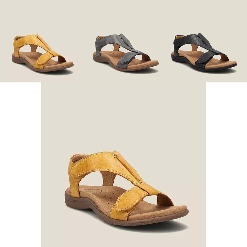 Women's Flat Summer Ankle Wide Flat Slippers Beach Sandals Casual Fashion