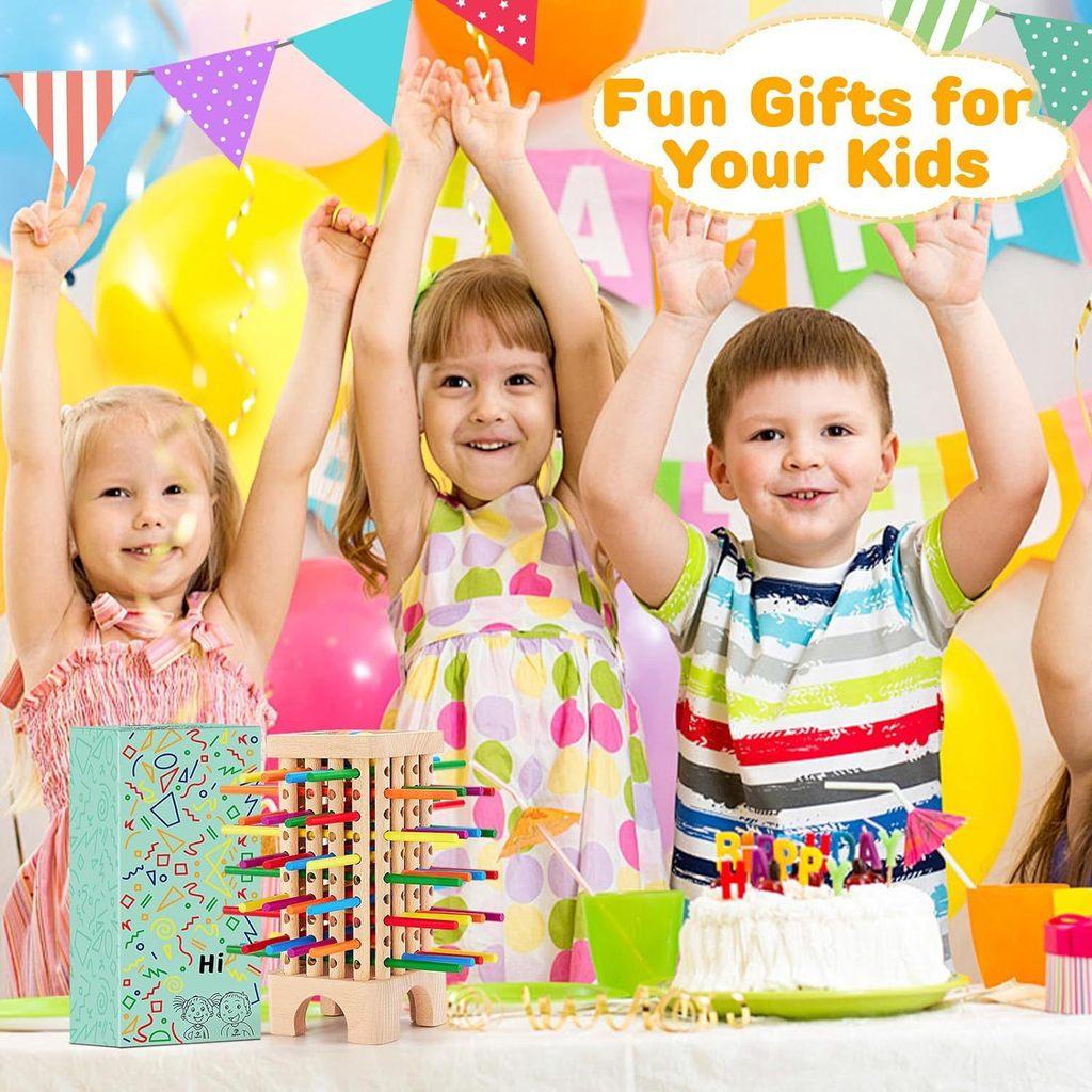 Wooden Puzzle And Dice Set For Kids Educational Activities And Brain Training