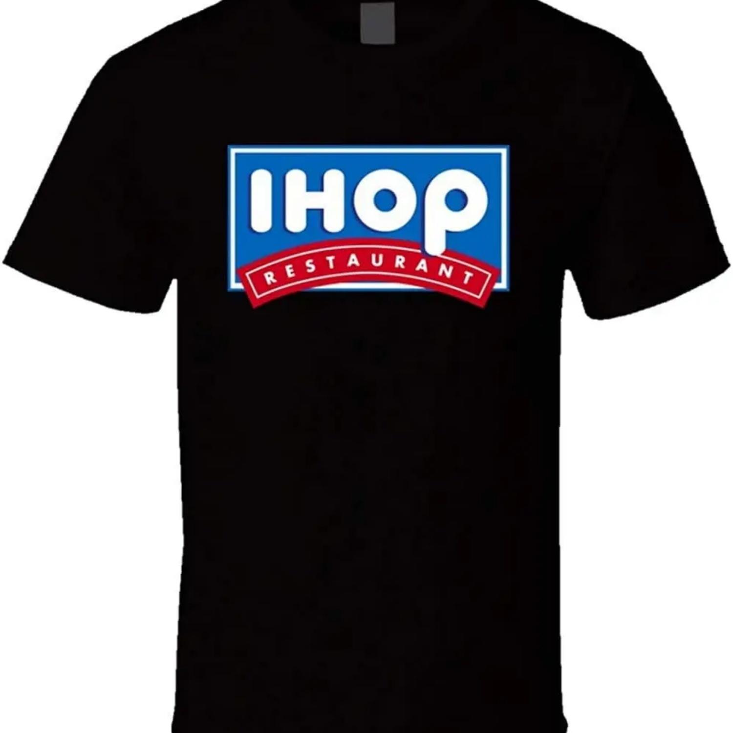 I H O P International House T Shirt S чёрный