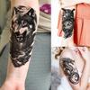 1 Foglio Tatuaggi Temporanei Realistici Lupo Foresta Gufo Drago Per Uomini Donne Adulti Lunga Durata Impermeabile Adesivo Tatuaggio Falso Temp