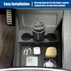 Lower Center Console Organizer Compatible With Rivian R1T R1S 2024  , Floor Console Storage Tray Ert With Cup Holder Interior Accessories