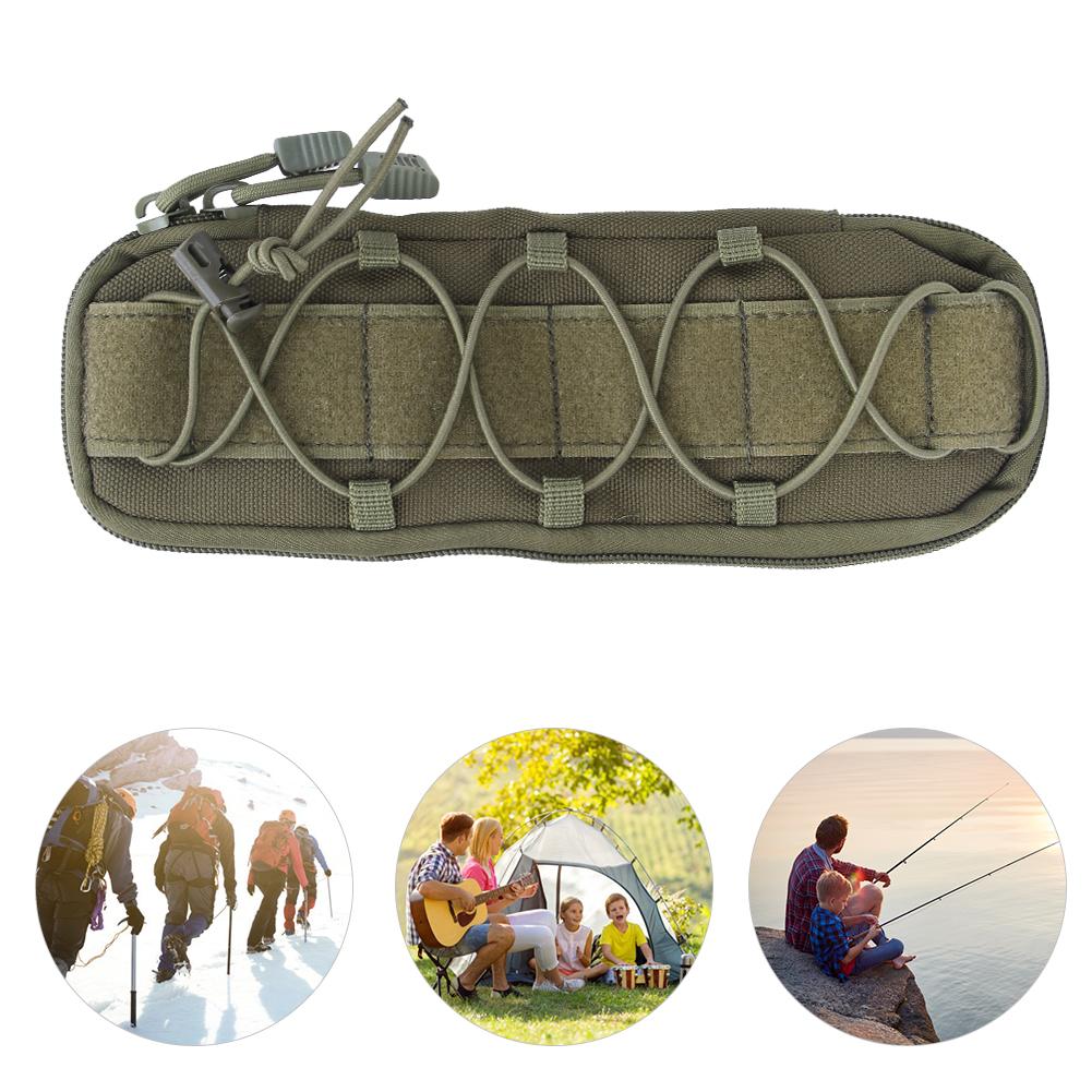 Nylon Portable Outdoor Tactics Multifunction Survival Army Knife Protection Cover BagGreen L