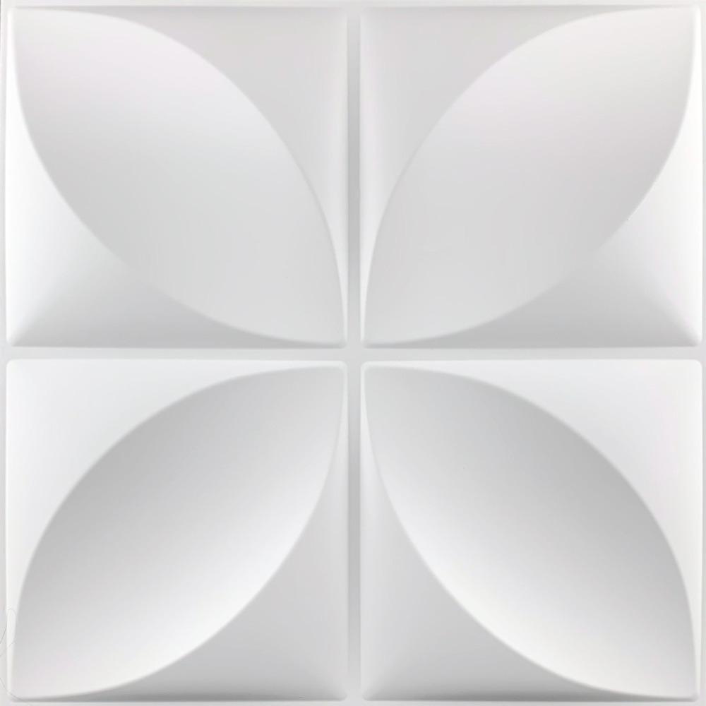 White 3D Wall Panel Foam Brick Geometric Non-self-adhesive Wall Sticker Classics Modern Background Wallpaper Wall Renovation