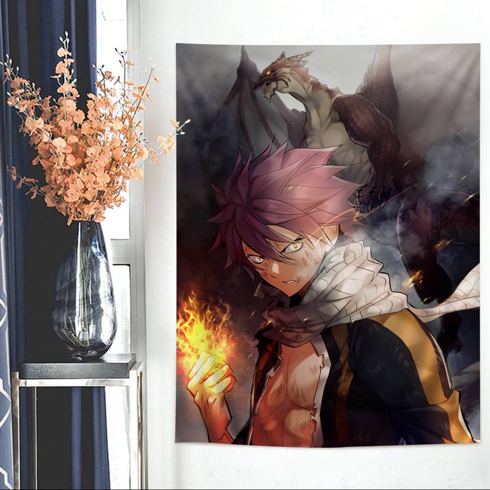 Fantasy Anime FFairy TTail DIY Wall Tapestry For Living Room Home Dorm Decor Wall Art Decor