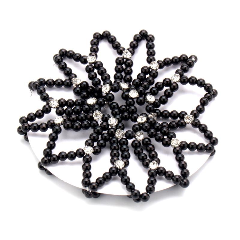 Collana Choker Multi-strato Fatta a Mano con Perle e Catena per Spalle